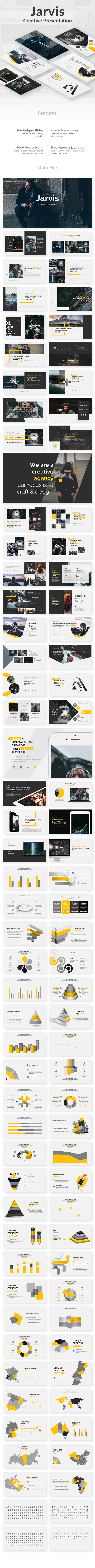 Jarvis Creative Keynote Template - Creative Keynote Templates