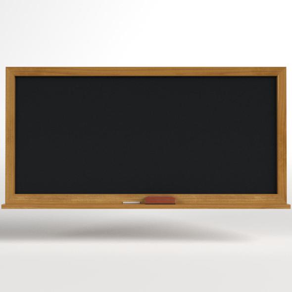 School Classroom Chalkboard - 3DOcean Item for Sale