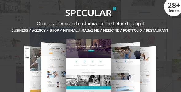 Specular - Responsive Multi-Purpose Business Theme - Business Corporate