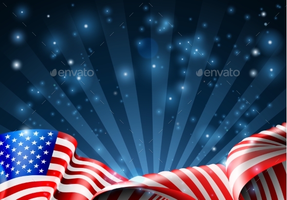 GraphicRiver American Flag Patriotic or Political Design 21114370 GraphicRiver American Flag Patriotic or Political Design 21114370