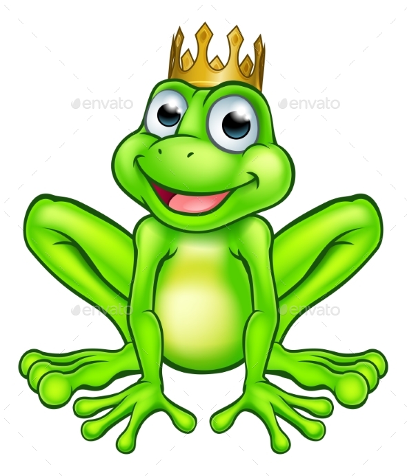 cartoon frog prince by krisdog graphicriver