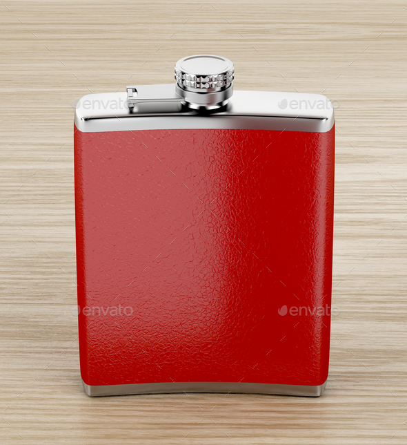 Hip flask - Stock Photo - Images