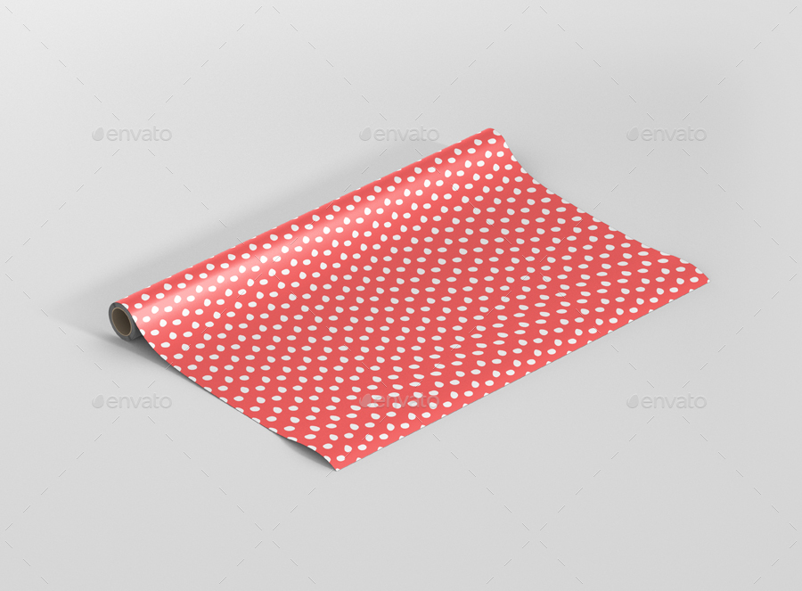 Download Gift Wrapping Paper Mockup By Visconbiz Graphicriver PSD Mockup Templates