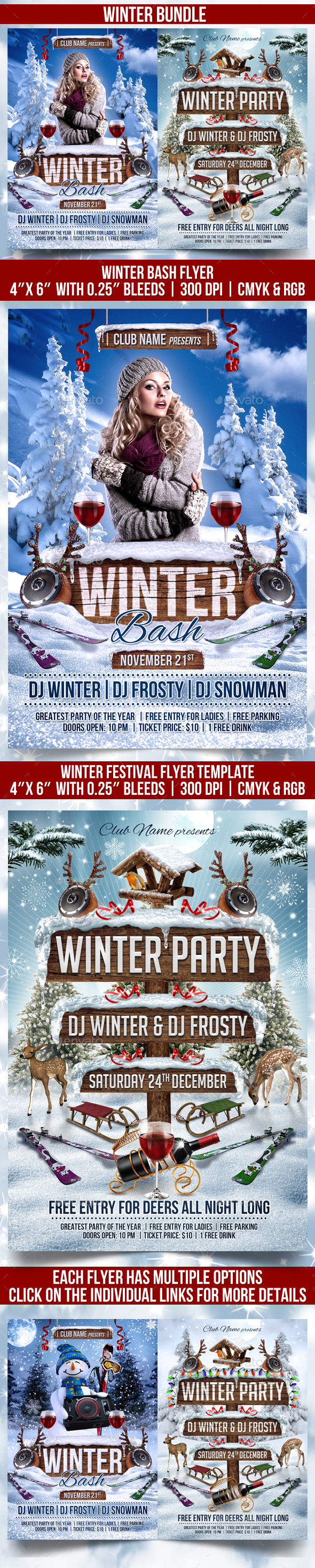 GraphicRiver Winter Bundle 21115800 GraphicRiver Winter Bundle 21115800
