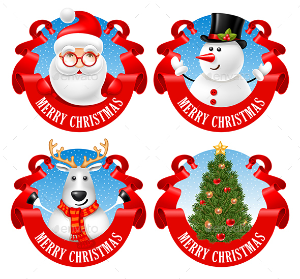 GraphicRiver Christmas Festive Set 21115974