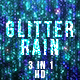 Blue Glitter Rain - VideoHive Item for Sale