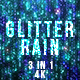 Blue Glitter Rain - VideoHive Item for Sale