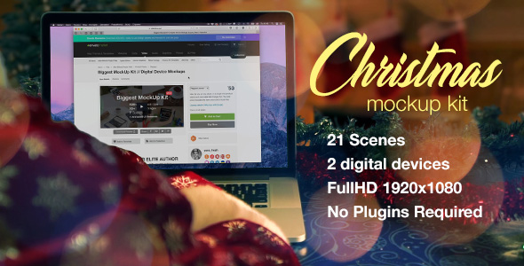 Christmas Mockup Kit - VideoHive 21116723