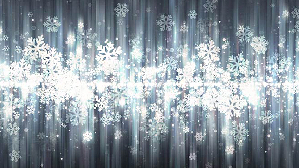 Silver Christmas Snowflakes