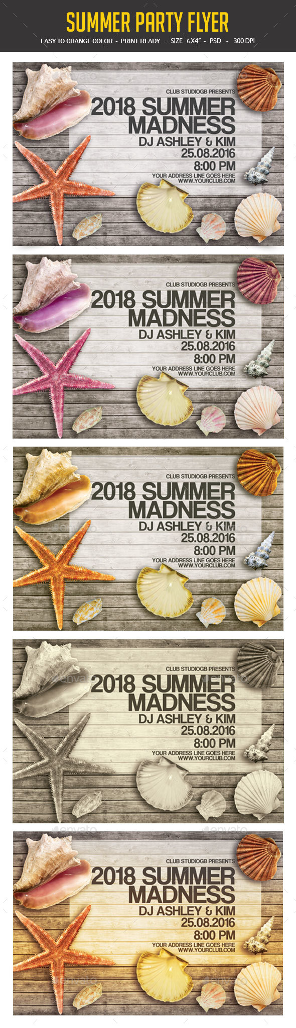 Summer Party Flyer - Clubs & Parties Events
