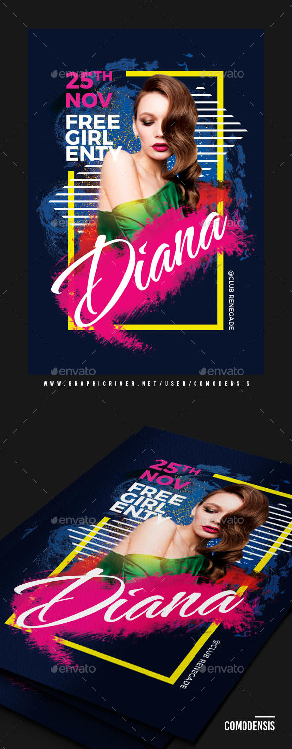 DJ Club Flyer - Clubs & Parties Events
