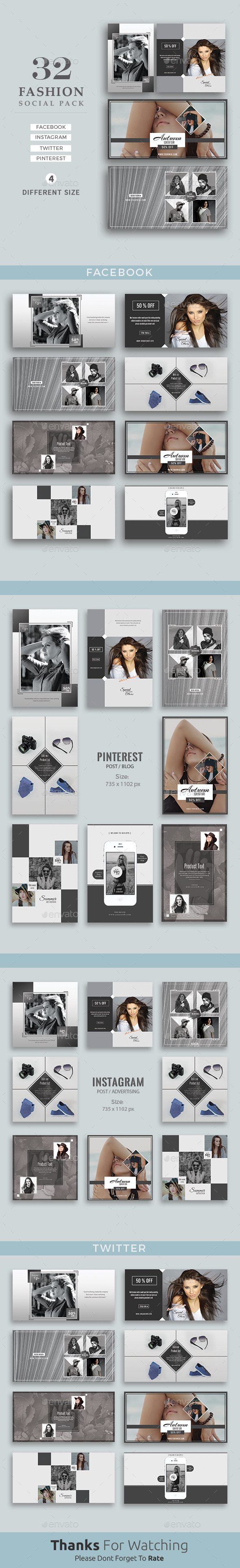 GraphicRiver Fashion Social Media Pack 21117737 GraphicRiver Fashion Social Media Pack 21117737
