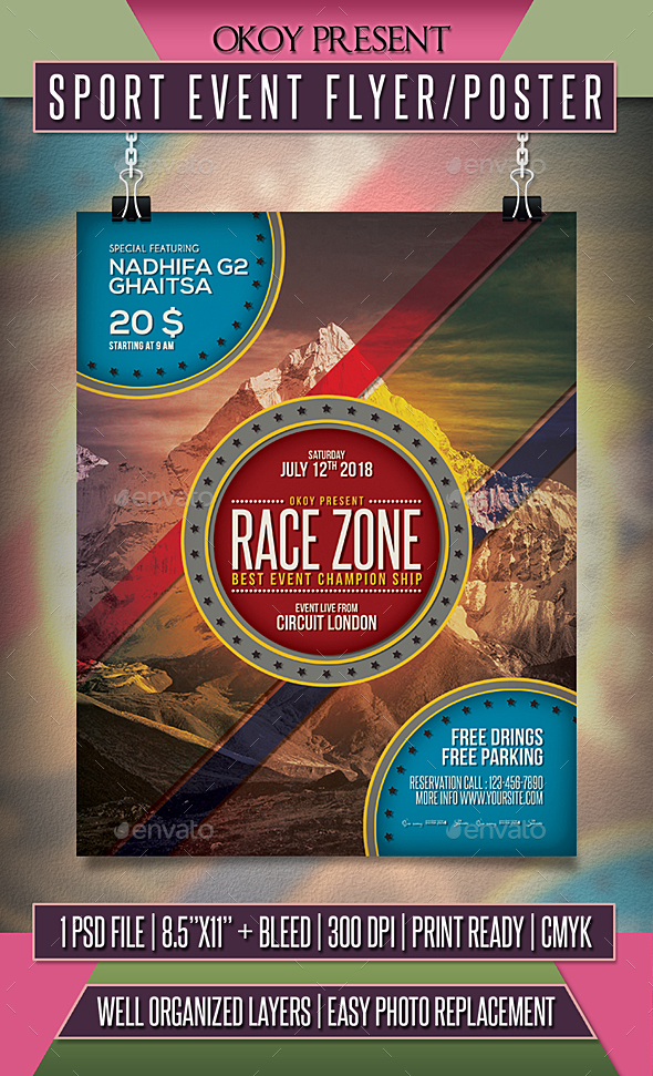 GraphicRiver Sport Event Flyer Poster 21118149