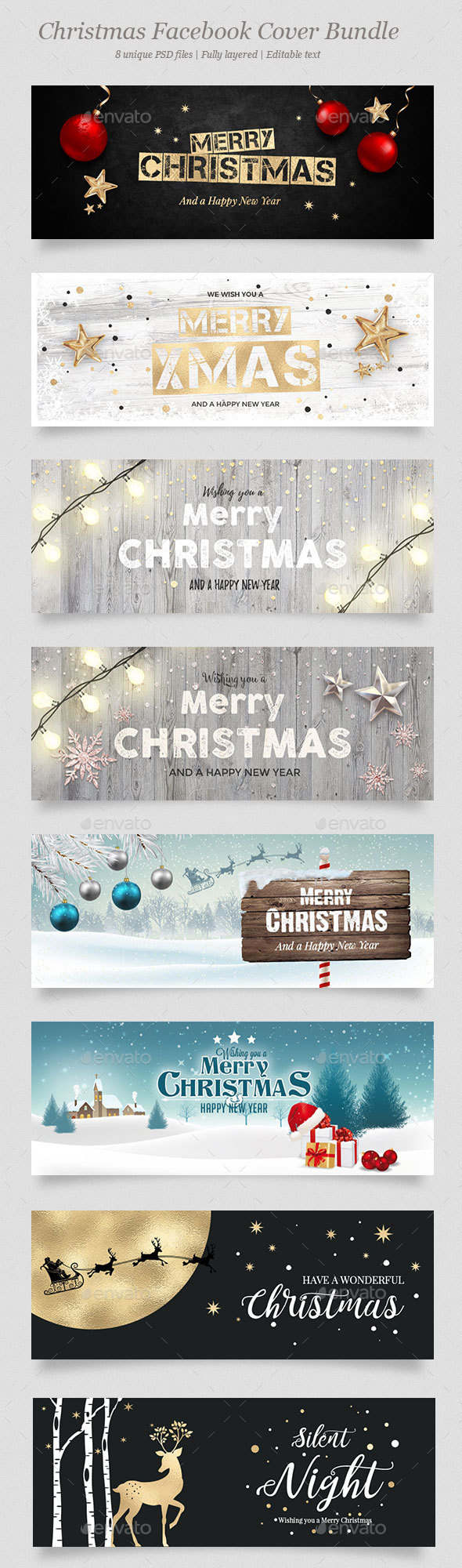 GraphicRiver 8 Christmas Facebook Banner Bundle 21118575 GraphicRiver 8 Christmas Facebook Banner Bundle 21118575