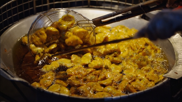 Asian Street Food Fried Chicken