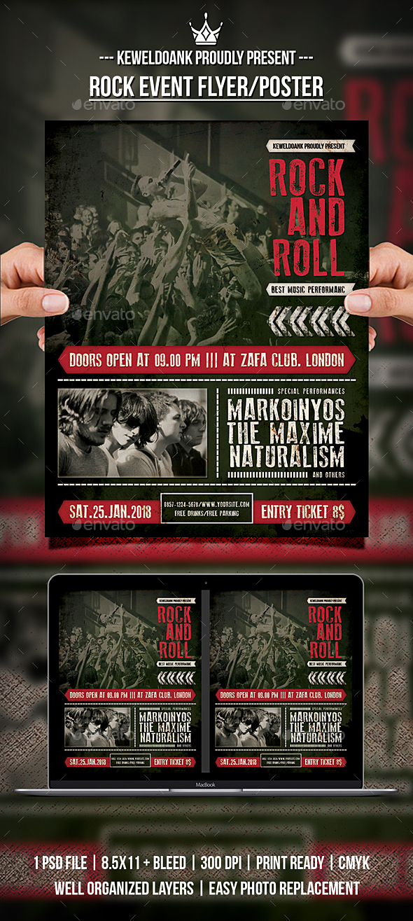 GraphicRiver Rock Event Flyer Poster 21120035 GraphicRiver Rock Event Flyer Poster 21120035