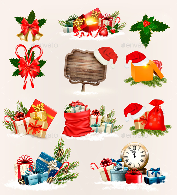 GraphicRiver Big Set of Christmas Icons and Objects 21120834 GraphicRiver Big Set of Christmas Icons and Objects 21120834