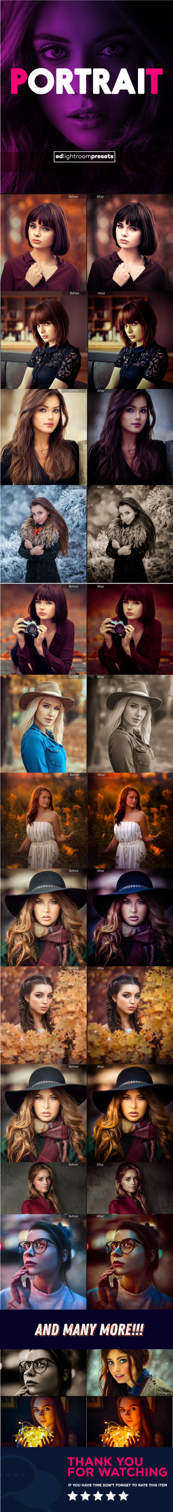 GraphicRiver 25 Premium Portraits Lightroom presets 21110558 GraphicRiver 25 Premium Portraits Lightroom presets 21110558