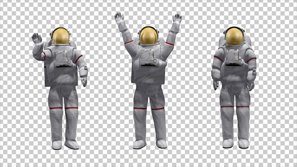 Astronaut Waving (3-Pack)