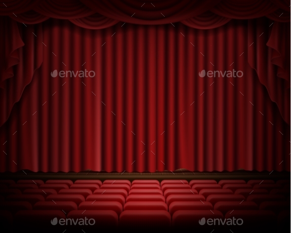 GraphicRiver Stage Curtain Realistic Vector 21121224 GraphicRiver Stage Curtain Realistic Vector 21121224