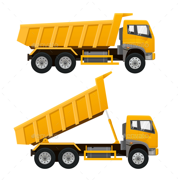 GraphicRiver Dumper Truck 21121805 GraphicRiver Dumper Truck 21121805