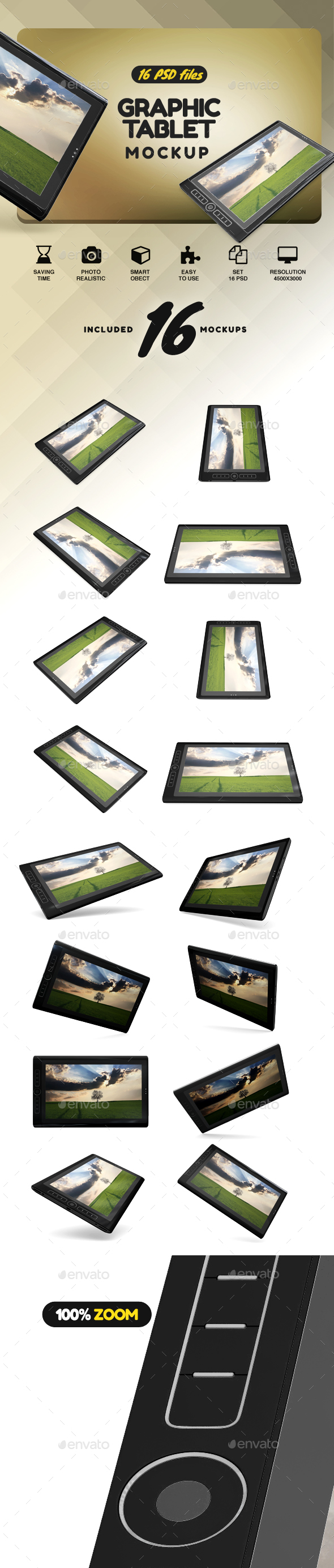 GraphicRiver Graphic Tablet Mockup 21122563 GraphicRiver Graphic Tablet Mockup 21122563