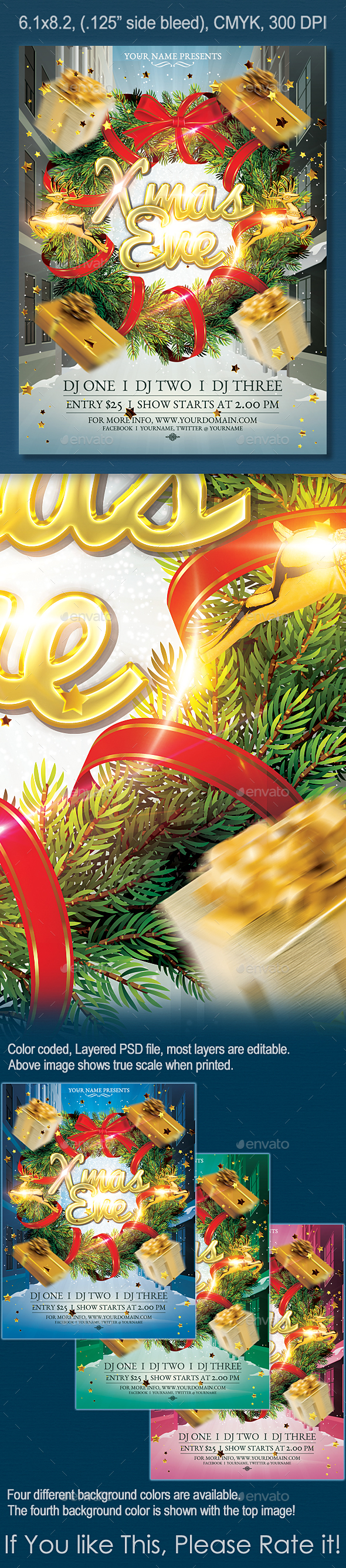 Christmas Eve Flyer - Clubs & Parties Events