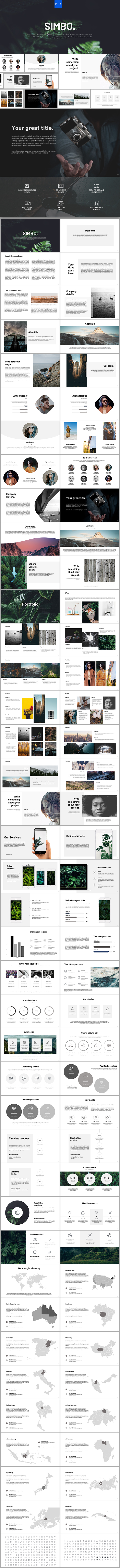 Simbo Powerpoint Template - PowerPoint Templates Presentation Templates