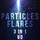 Blue Particles Flares - VideoHive Item for Sale