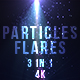 Blue Particles Flares - VideoHive Item for Sale