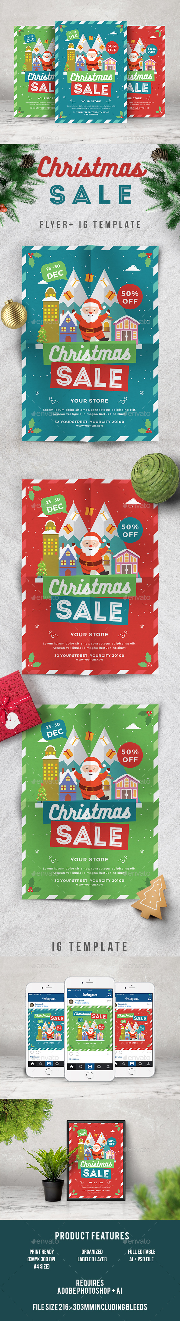 Christmas Sale Flyer - Holidays Events