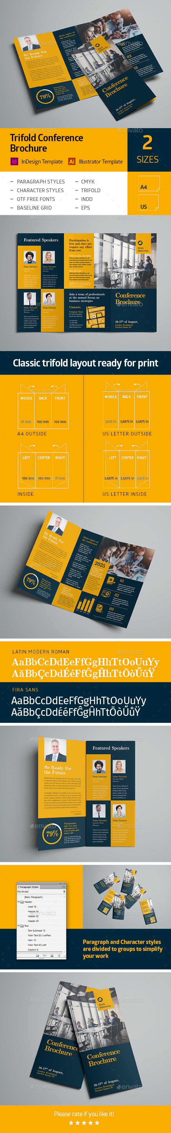 Trifold Conference Brochure - Corporate Brochures