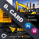 Construction Business Card Templates