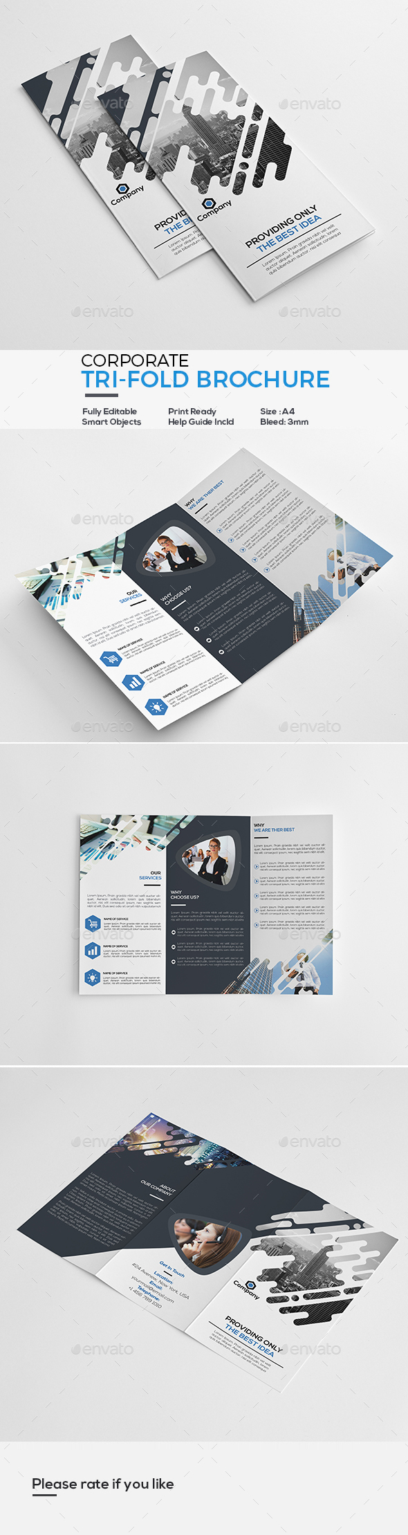 Corporate Tri-Fold Brochure - Corporate Brochures