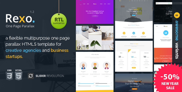 parallax website template