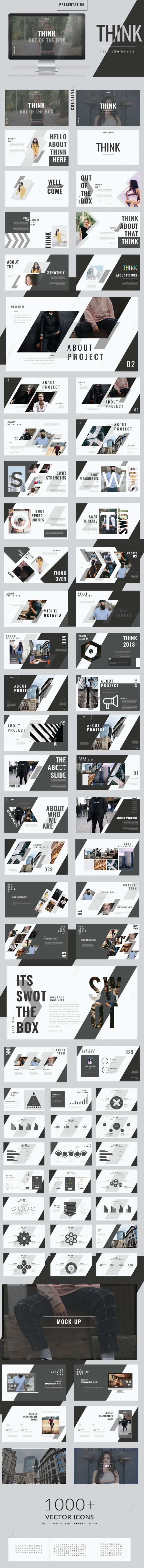 Think Google Slide Template - Google Slides Presentation Templates