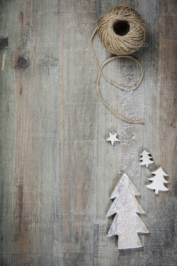 Christmas theme background in vintage style - Stock Photo - Images