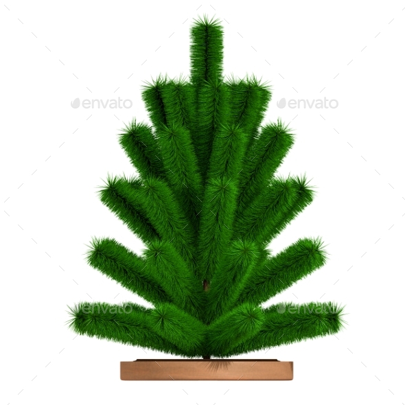 GraphicRiver Small Christmas Tree 3D Render 21124679 GraphicRiver Small Christmas Tree 3D Render 21124679