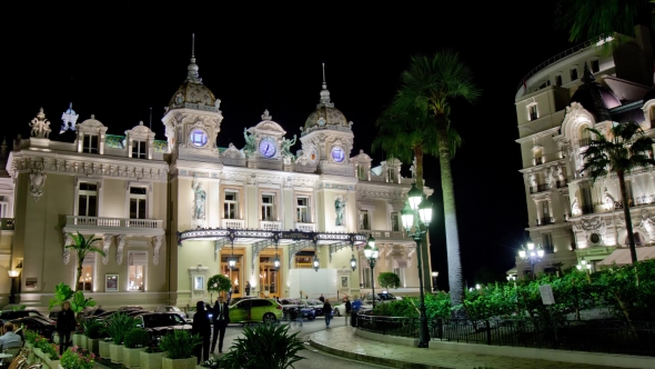 Monaco City Town Monte Carlo Night alt