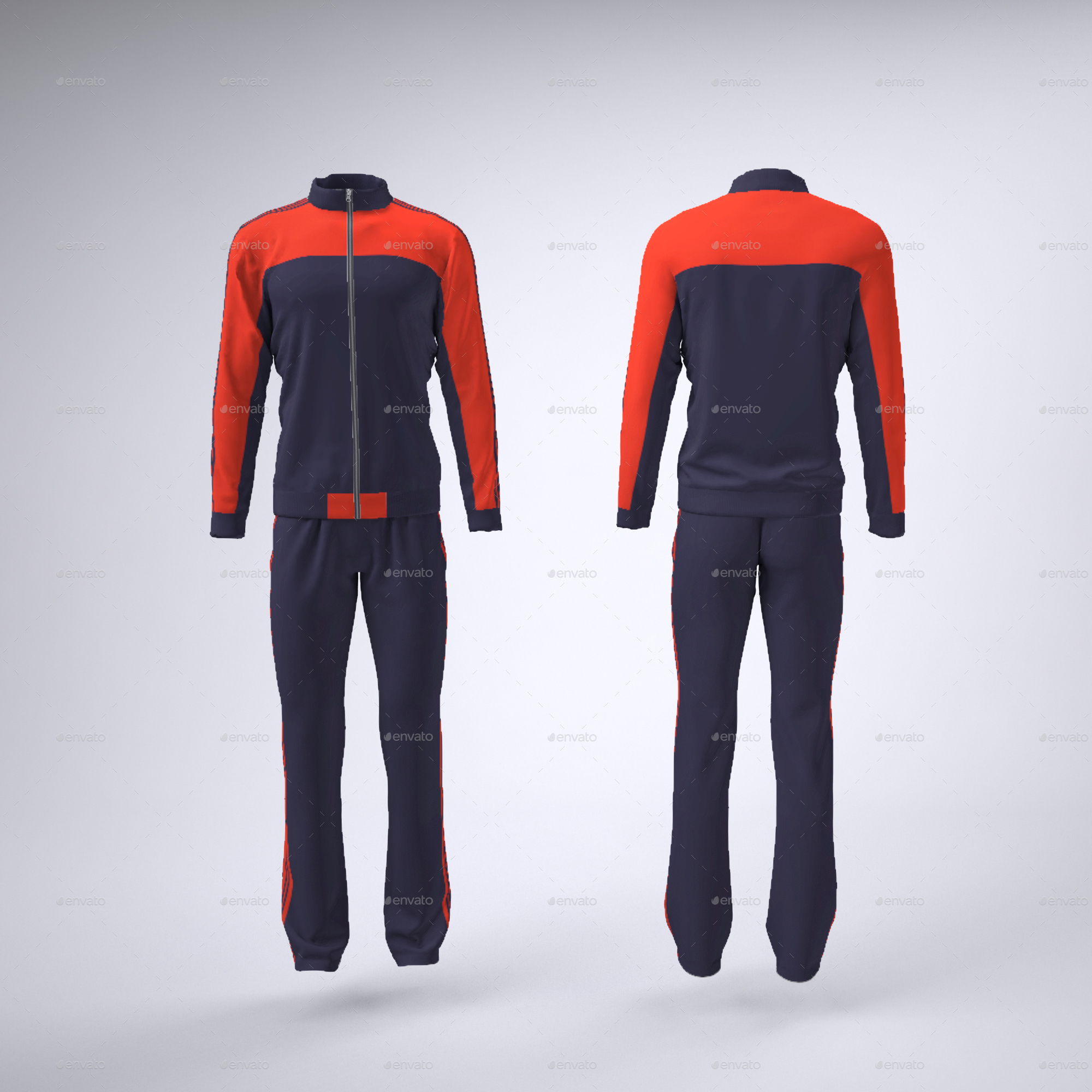 Download Tracksuit Jacket And Bottoms Mock Up By Sanchi477 Graphicriver