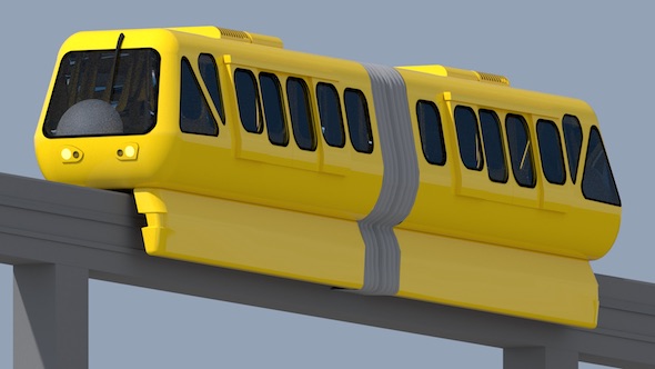 Monorail Train - 3Docean 21125721