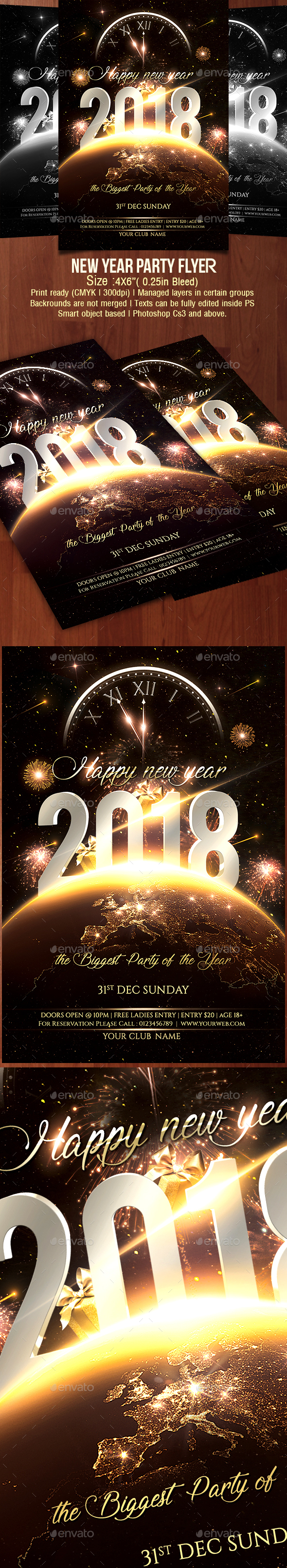 GraphicRiver New Year Party Flyer 21125794 GraphicRiver New Year Party Flyer 21125794