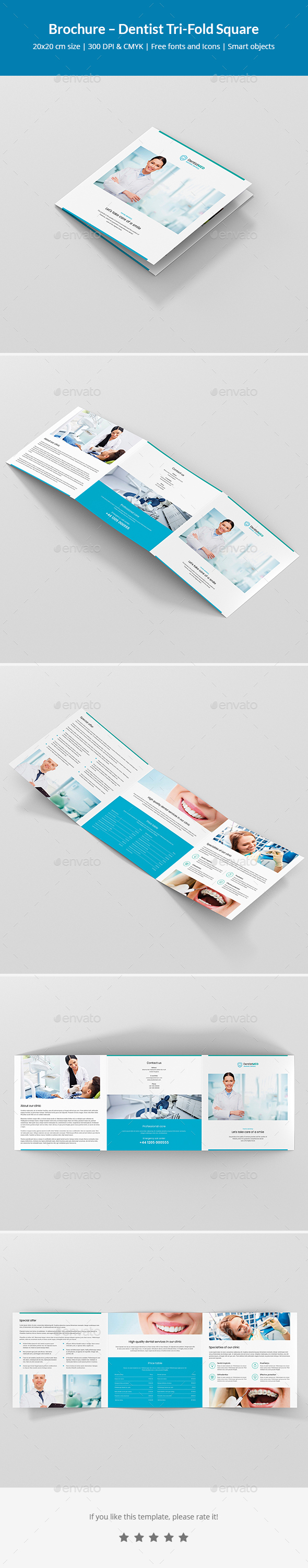 GraphicRiver Brochure Dentist Tri-Fold Square 21125977 GraphicRiver Brochure Dentist Tri-Fold Square 21125977