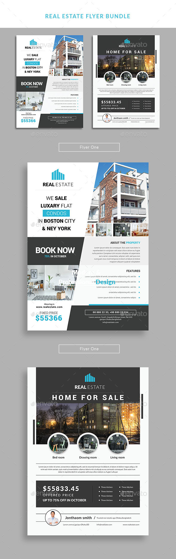 GraphicRiver Real estate flyer bundle 21126097 GraphicRiver Real estate flyer bundle 21126097