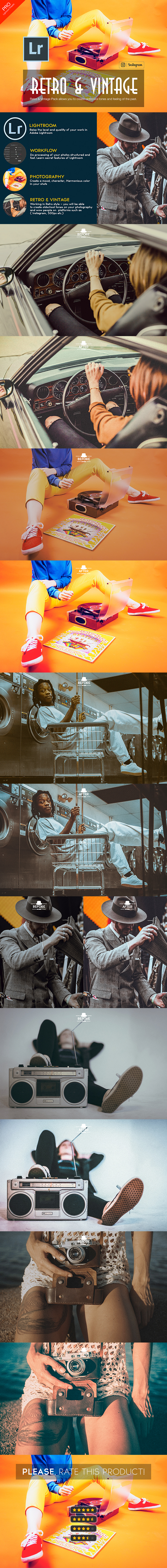 Retro Style - Lightroom Presets - Vintage Lightroom Presets