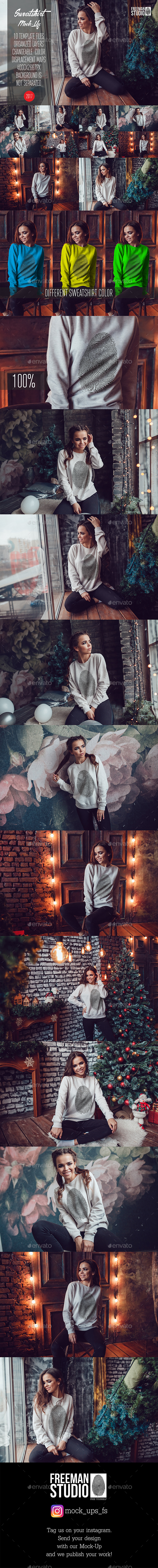 GraphicRiver Sweatshirt Mock-Up Vol.11 2017 21126661 GraphicRiver Sweatshirt Mock-Up Vol.11 2017 21126661