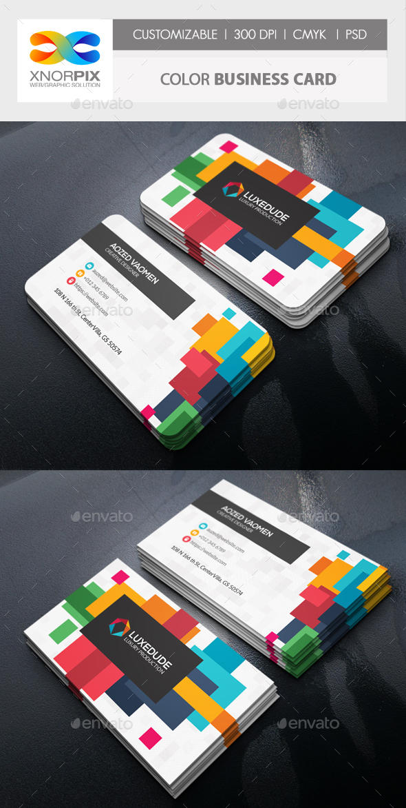 GraphicRiver Color Business Card 21128023 GraphicRiver Color Business Card 21128023