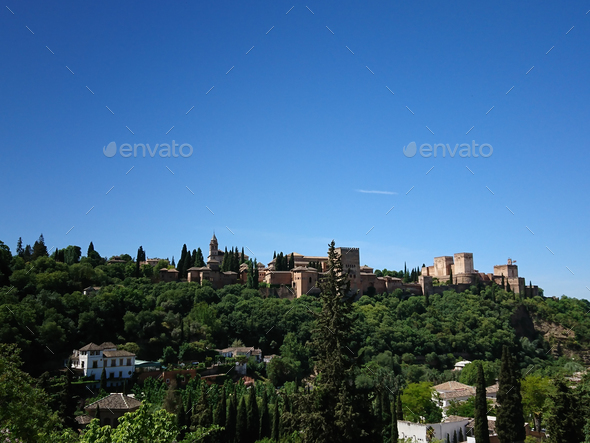 Views of the Alhambra - Stock Photo - Images