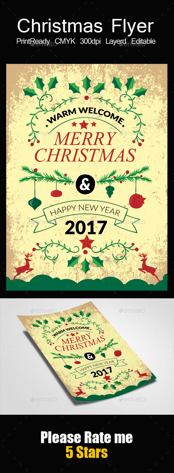 Christmas Festival Flyer Psd - Events Flyers