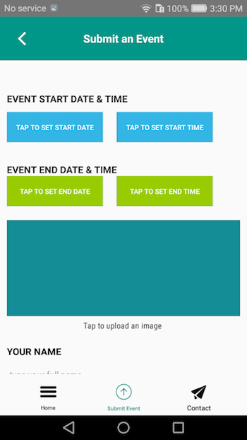 Events | Android Universal Events App Template by cubycode | CodeCanyon